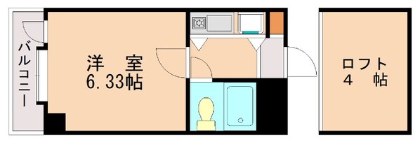 博多駅 徒歩8分 6階の物件間取画像